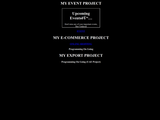 myprofile.html/My Projects screenshot
