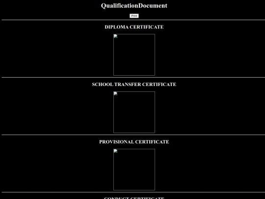 myprofile.html/QualificationDoc screenshot