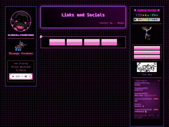 links screenshot