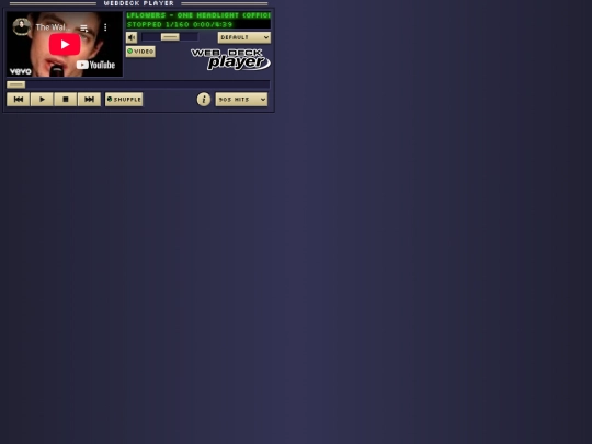 weird kid/webdeck-player screenshot