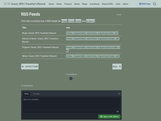 rss screenshot