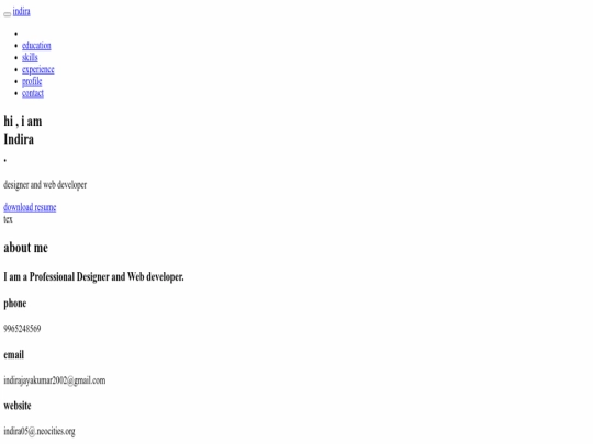 index screenshot