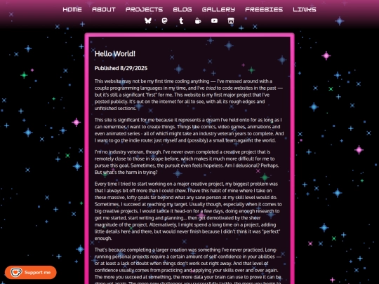 blog/hello-world screenshot
