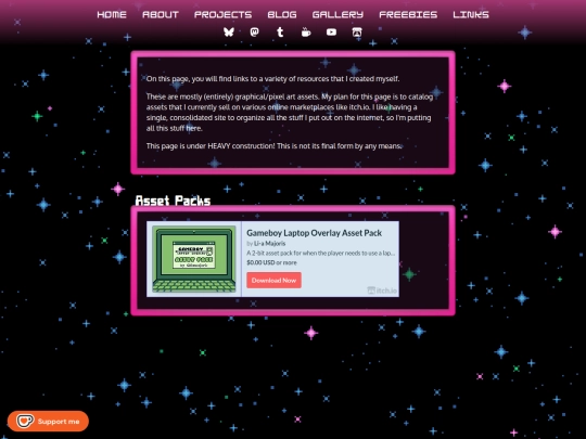 freebies screenshot