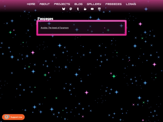 projects screenshot