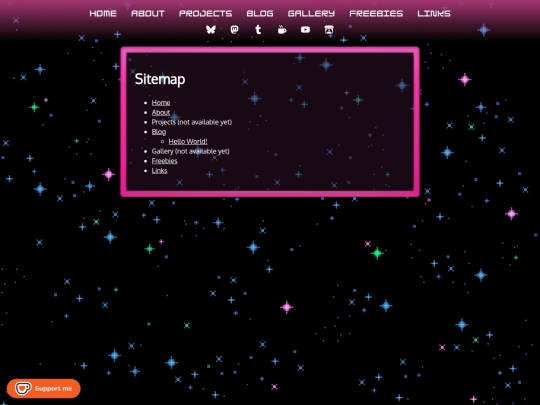 sitemap screenshot