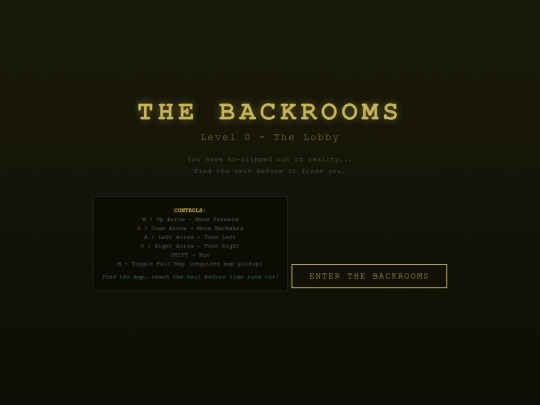 experiments/backrooms screenshot