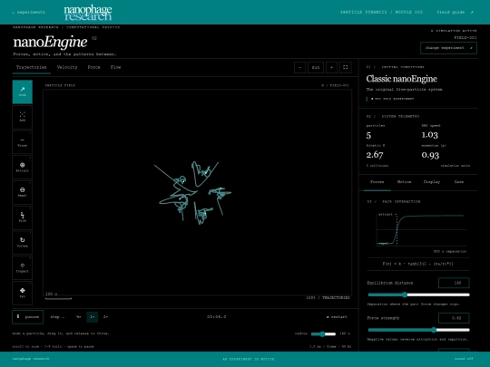 experiments/nanoEngine screenshot