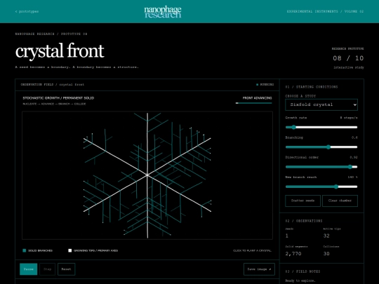 experiments/prototypes/crystal-front screenshot