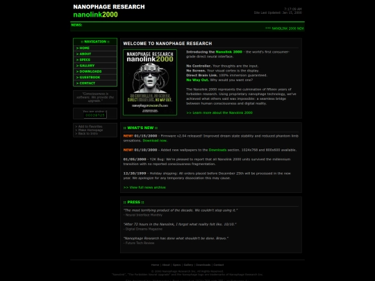 nanolink/main screenshot