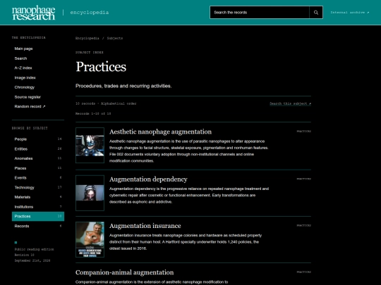 wiki/subject-practices screenshot