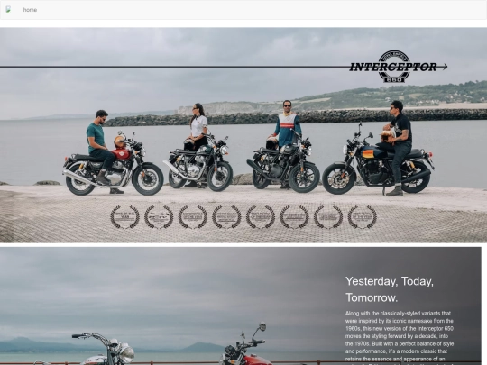 Frontend/interceptor 650 screenshot