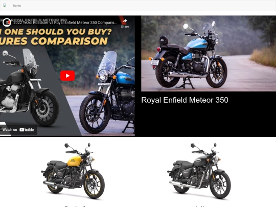 Frontend/meteor 350 screenshot