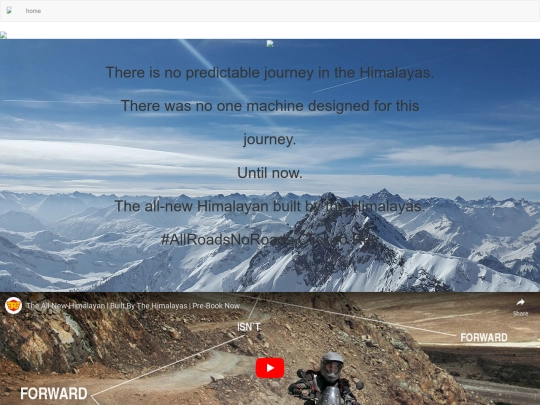 Frontend/new himalayan 450 screenshot