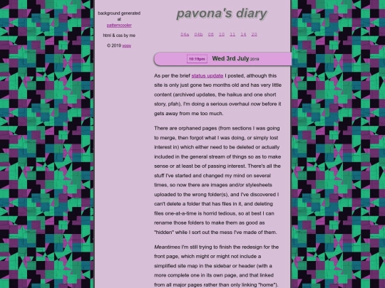 pavona/2019-07 screenshot
