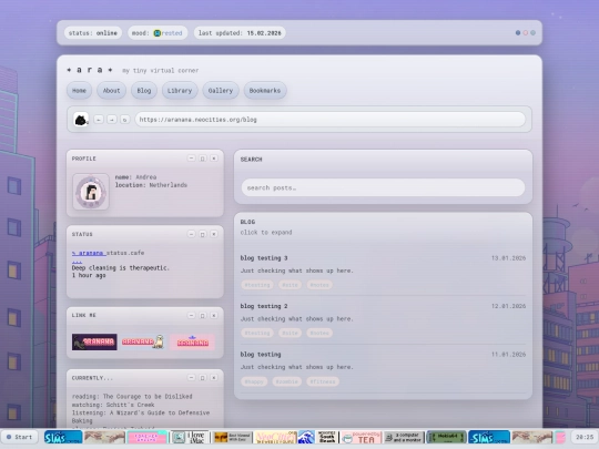 blog screenshot