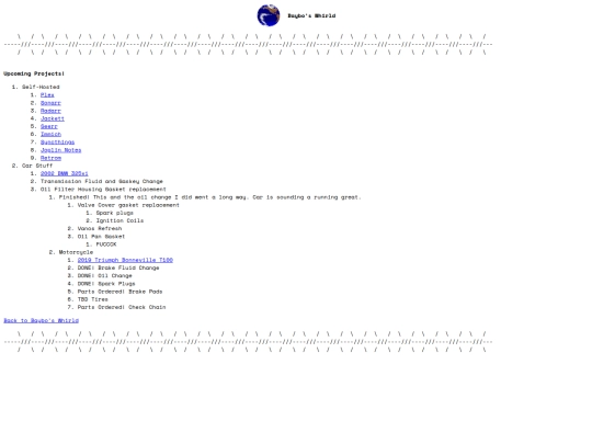 projects screenshot