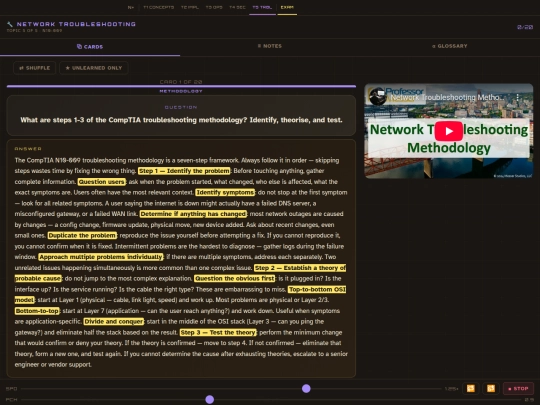 netplus-topic5-troubleshooting screenshot