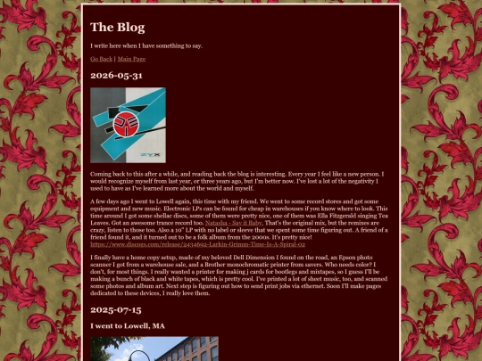 blog screenshot