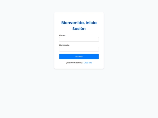 login screenshot