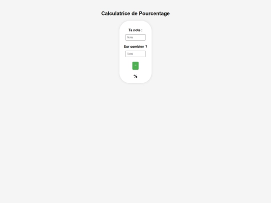 pourcent screenshot