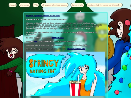 Adventure/accueil screenshot