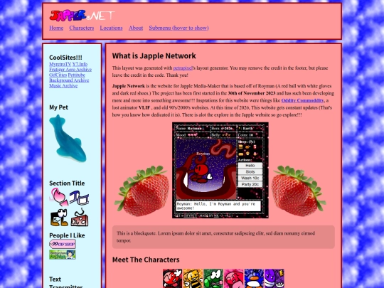 index screenshot