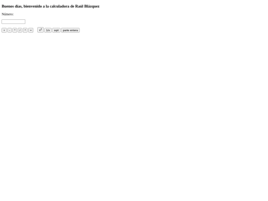 calculadora screenshot