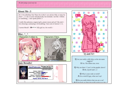 aboutme/home screenshot