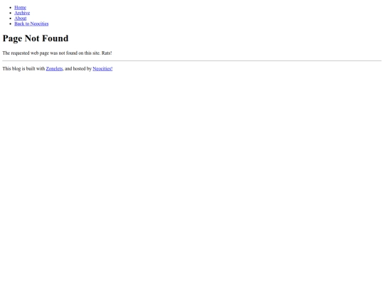 blog/not_found screenshot