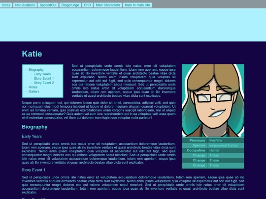 OC/Katieprofile screenshot