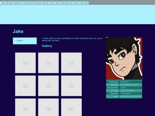 OC/jakeprofile screenshot