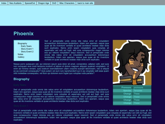 OC/phoenixcharacter screenshot