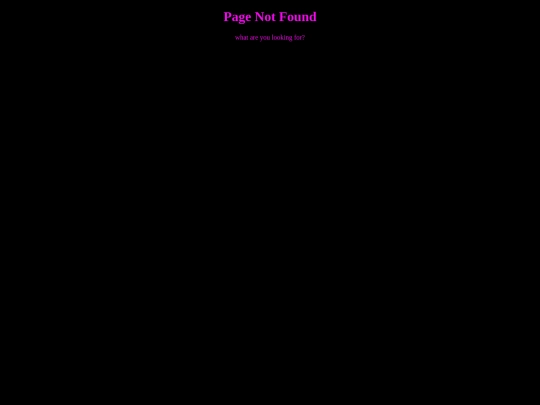 not_found screenshot