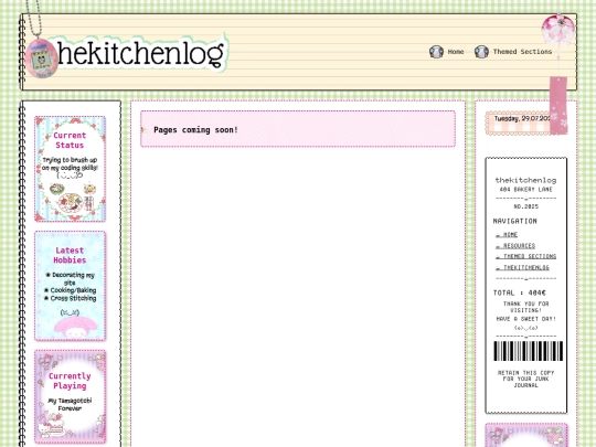 thekitchenlog screenshot