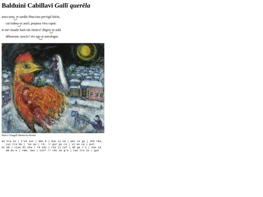 galli-querela screenshot