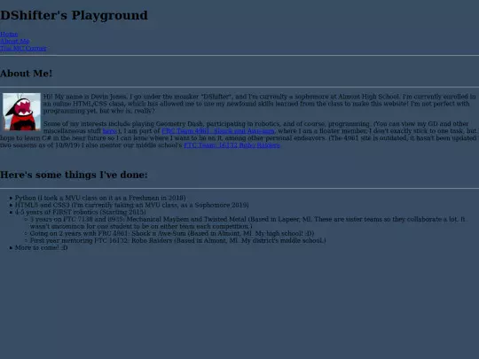 old-about screenshot