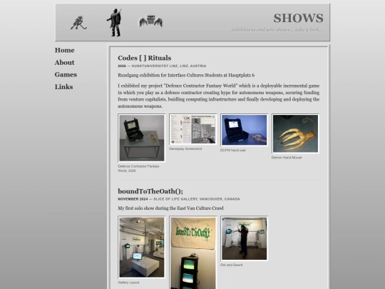 exhibitions/exhibitions screenshot