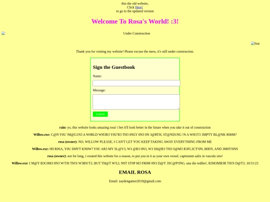 Rosas-Site screenshot