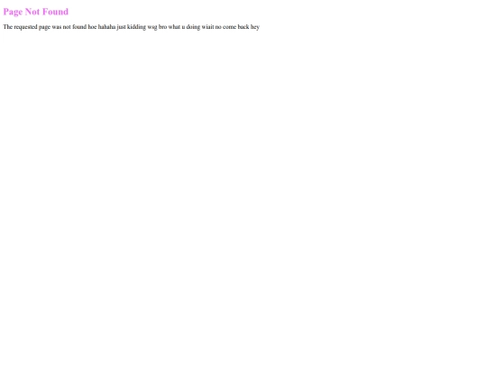 not_found screenshot