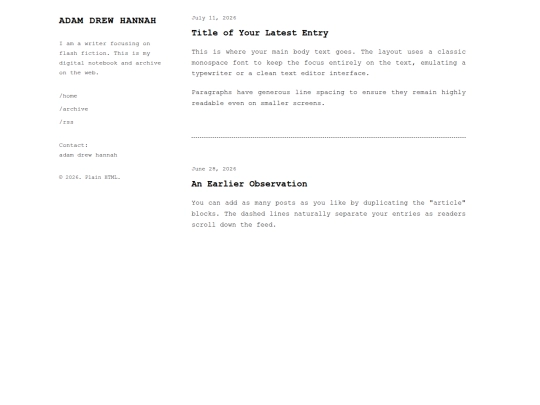 index screenshot