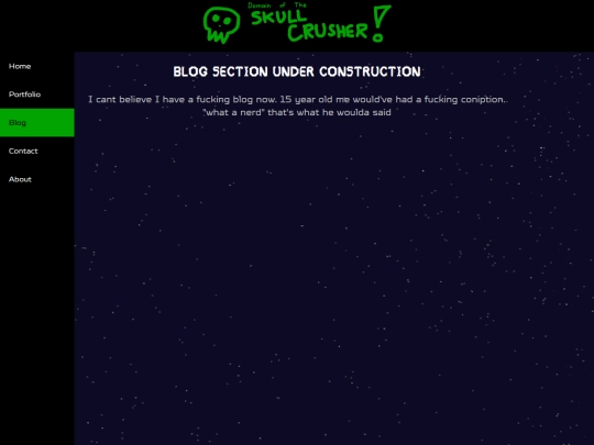 blog screenshot