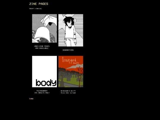 zines/zines screenshot