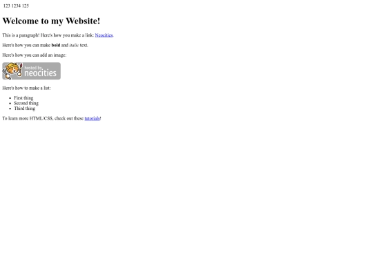 testing/test screenshot