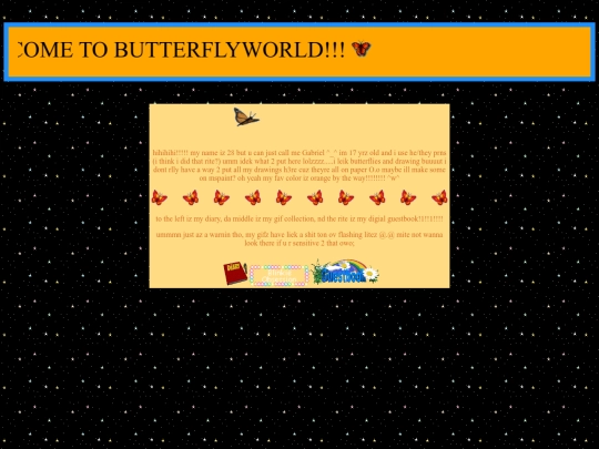 BUTTERFLYWORLD screenshot