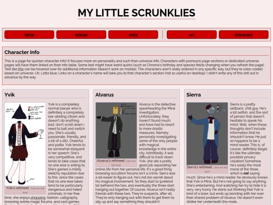characters screenshot