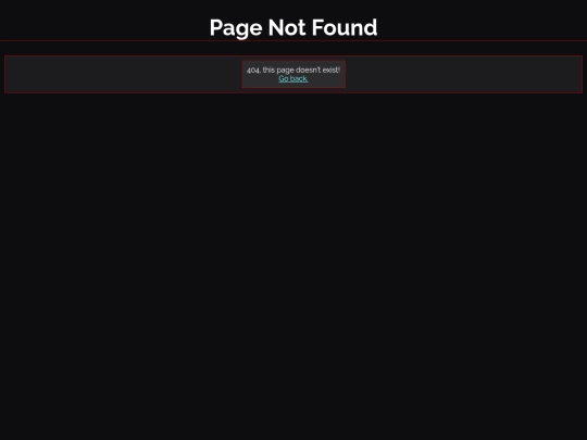 not_found screenshot