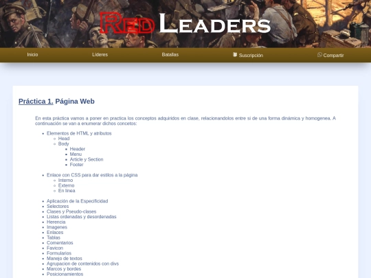 index screenshot