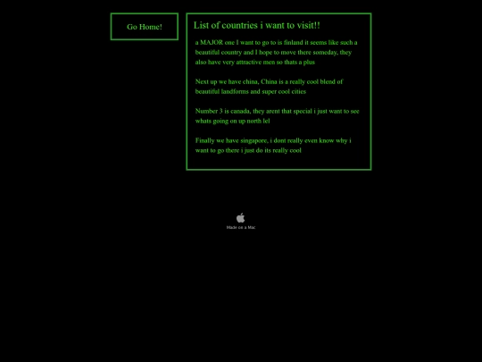 Acidrains_site/Countries screenshot