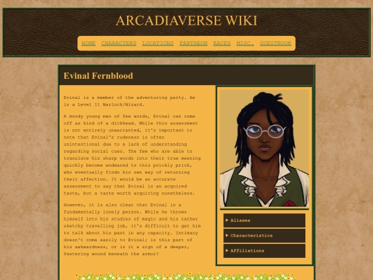 characters/evinal_fernblood screenshot